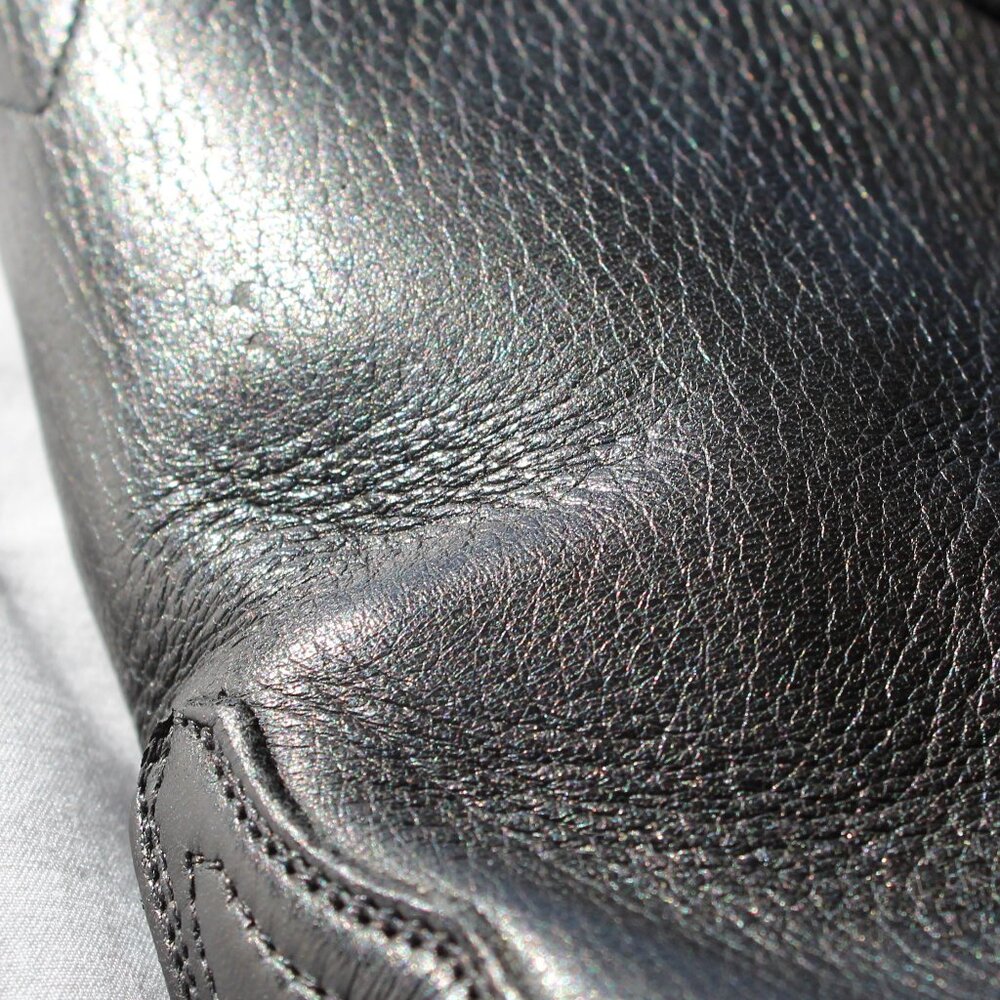 Lucchese Black Leather Boots Size 8D - Picture 16 of 16